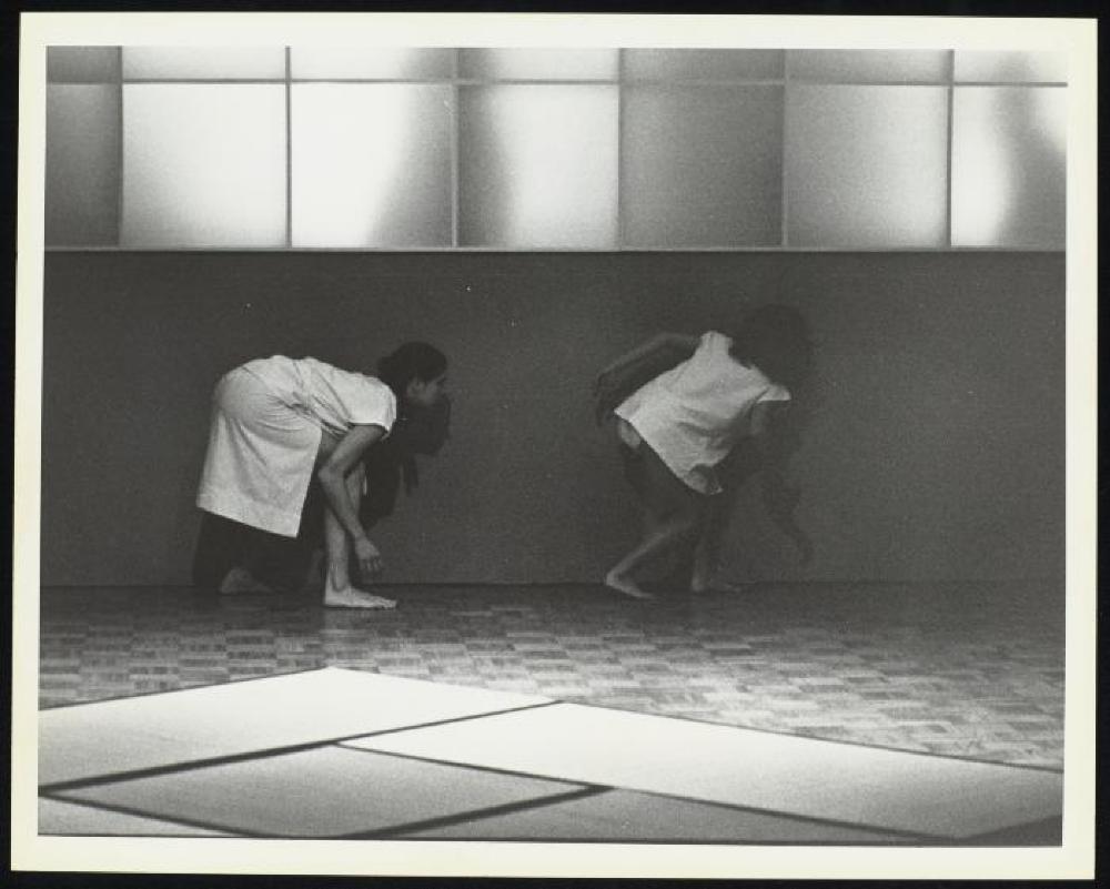 Performance photo from "Noguchi's Imaginary Landscapes," Detroit Institute of Fine Arts 