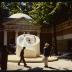 Installation view of Slide Mantra at Isamu Noguchi: What is Sculpture? 1986 Venice Biennale