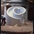 Installation view of Slide Mantra at Isamu Noguchi: What is Sculpture? 1986 Venice Biennale