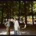 Isamu Noguchi with Shoji Sadao and Masatoshi Izumi at Isamu Noguchi: What is Sculpture? 1986 Venice Biennale