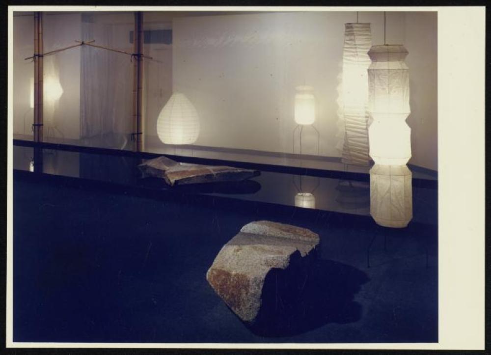 "Space of Akari & Stone," Yurakucho Art Forum (Seibu Museum of Art), February 9, 1985 – February 20, 1985.