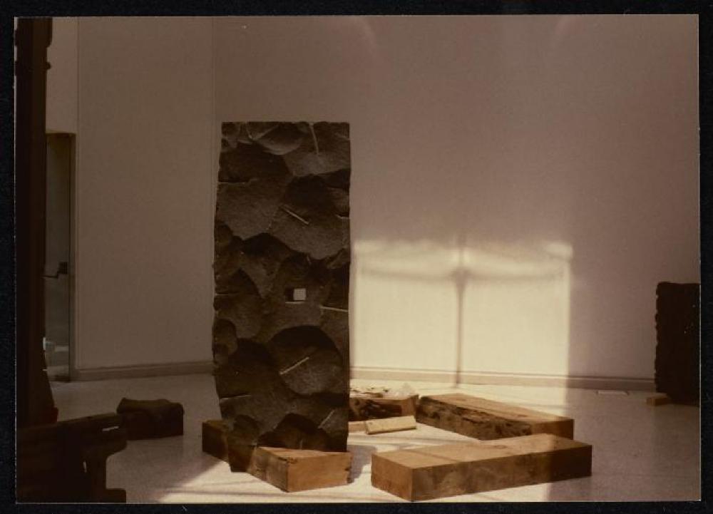Part of Ends at "Isamu Noguchi: What is Sculpture?" 1986 Venice Biennale 