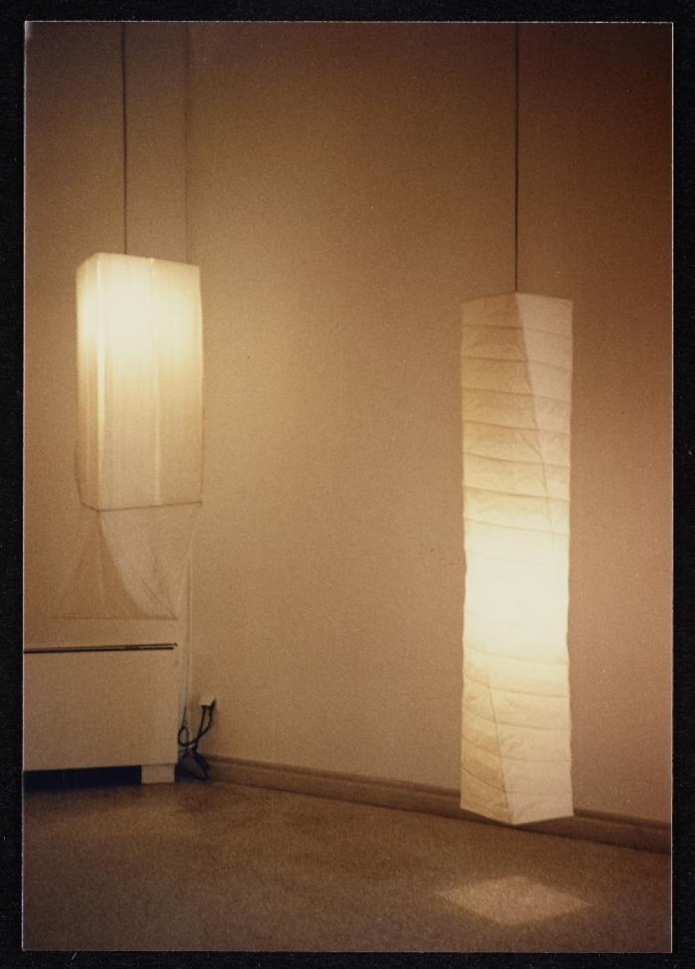 Akari on display as part of 'Isamu Noguchi: What is Sculpture?' at the 1986 Venice Biennale
