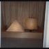 Akari on display as part of Isamu Noguchi: What is Sculpture? at the 1986 Venice Biennale