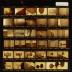 Contact sheet of exhibit installation images for Isamu Noguchi Retrospective, National Museum of Modern Art, Tokyo