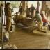 Installation process for Isamu Noguchi Retrospective 1992, National Museum of Modern Art, Tokyo