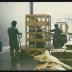 Installation process for Isamu Noguchi Retrospective 1992, National Museum of Modern Art, Kyoto (travel venue)