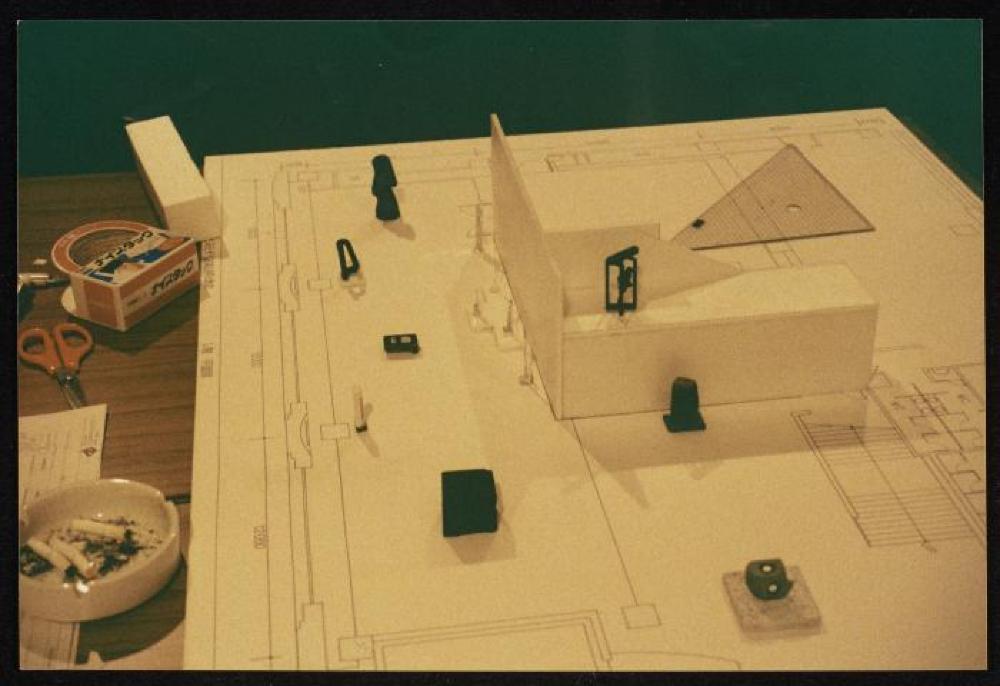 Maquette for "Isamu Noguchi Retrospective 1992," National Museum of Modern Art, Kyoto (travel venue)