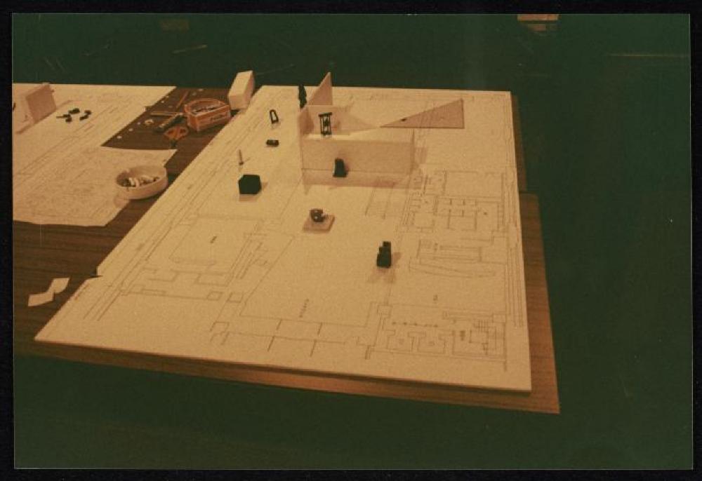 Maquette for "Isamu Noguchi Retrospective 1992," National Museum of Modern Art, Kyoto (travel venue)