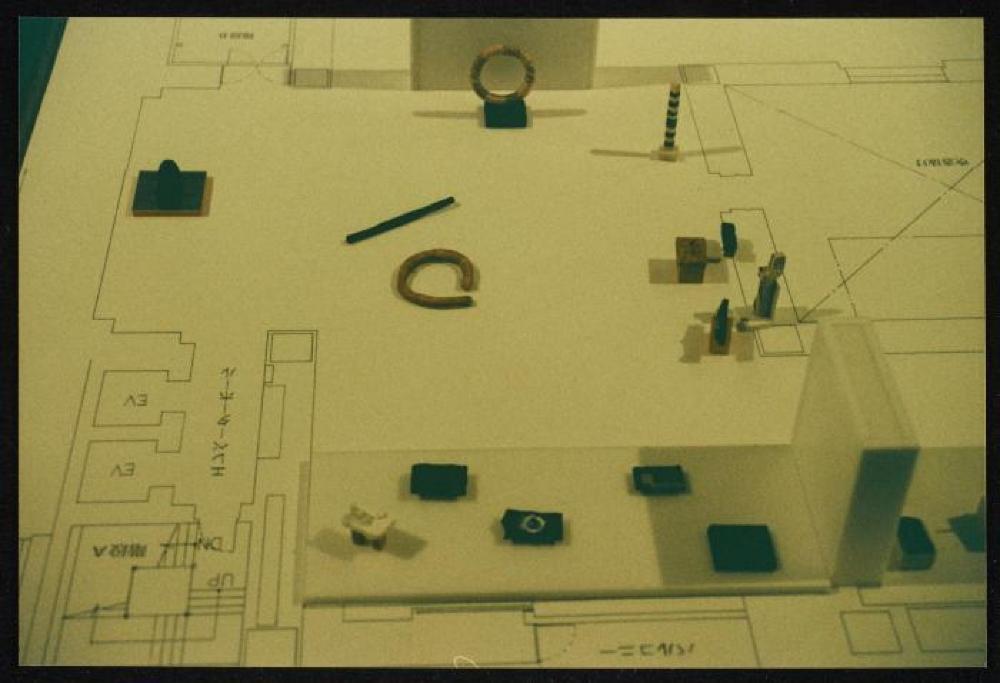 Maquette for "Isamu Noguchi Retrospective 1992," National Museum of Modern Art, Kyoto (travel venue)