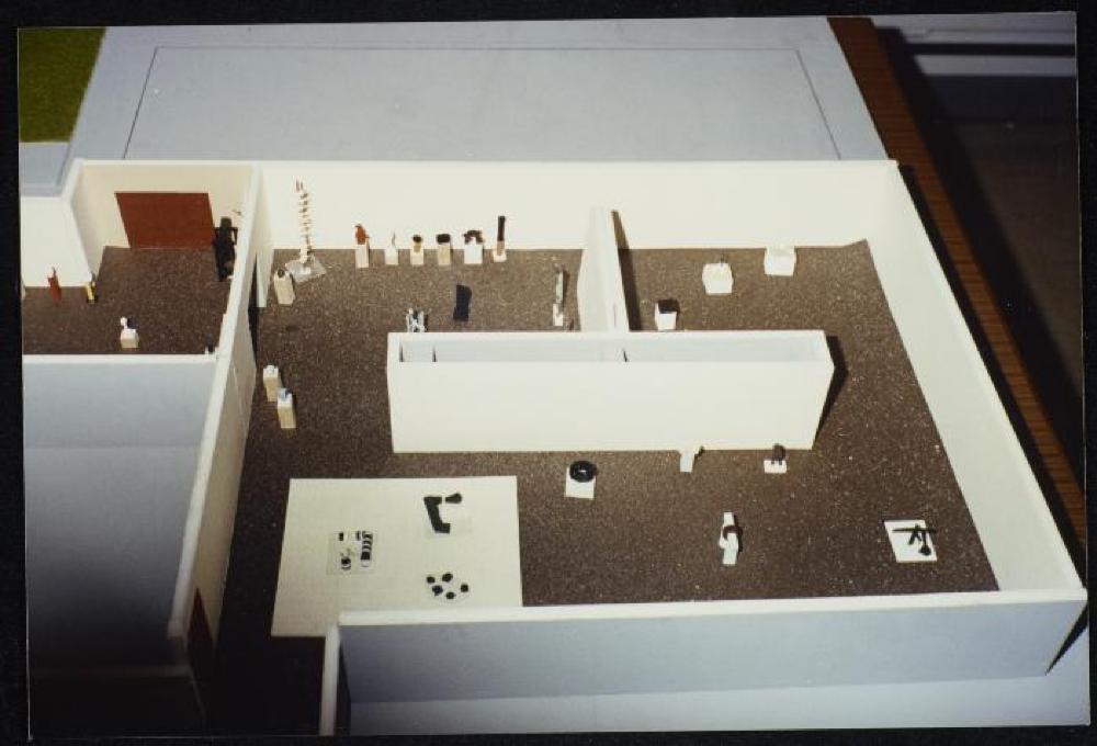 Maquette for "Isamu Noguchi Retrospective 1992," National Museum of Modern Art, Kyoto (travel venue)