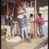 Installation process for Isamu Noguchi Retrospective 1992, National Museum of Modern Art, Kyoto (travel venue)