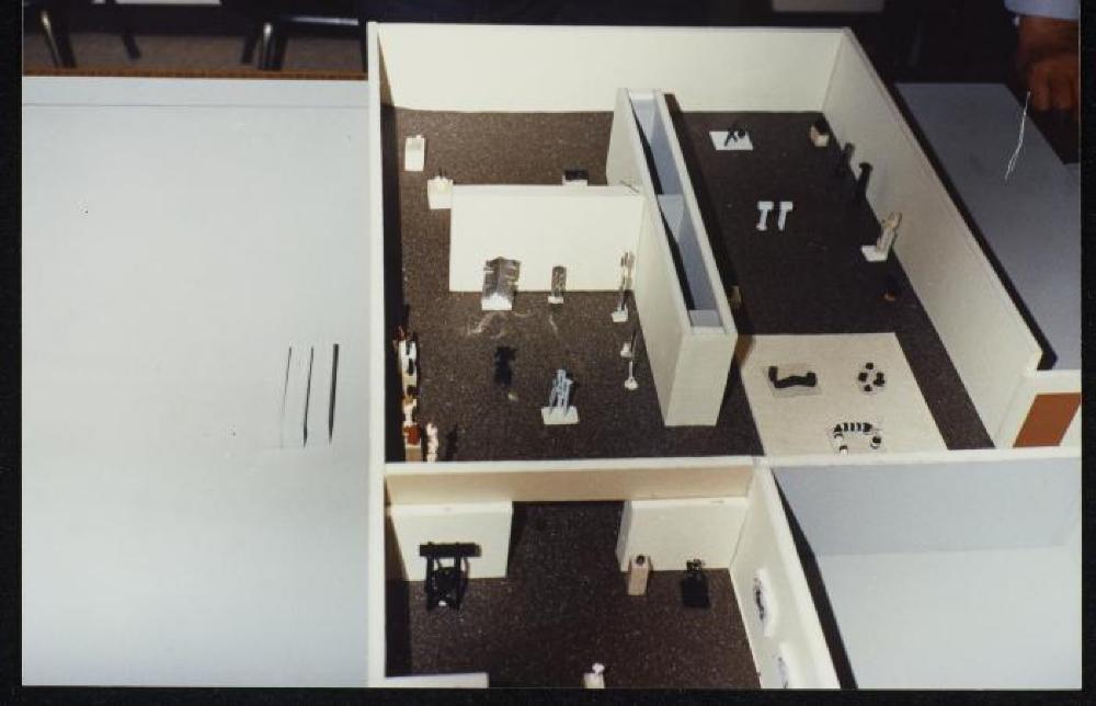 Maquette for "Isamu Noguchi Retrospective 1992," National Museum of Modern Art, Kyoto (travel venue)
