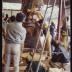 Installation process for Isamu Noguchi Retrospective 1992, National Museum of Modern Art, Kyoto (travel venue)