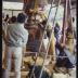 Installation process for Isamu Noguchi Retrospective 1992, National Museum of Modern Art, Kyoto (travel venue)