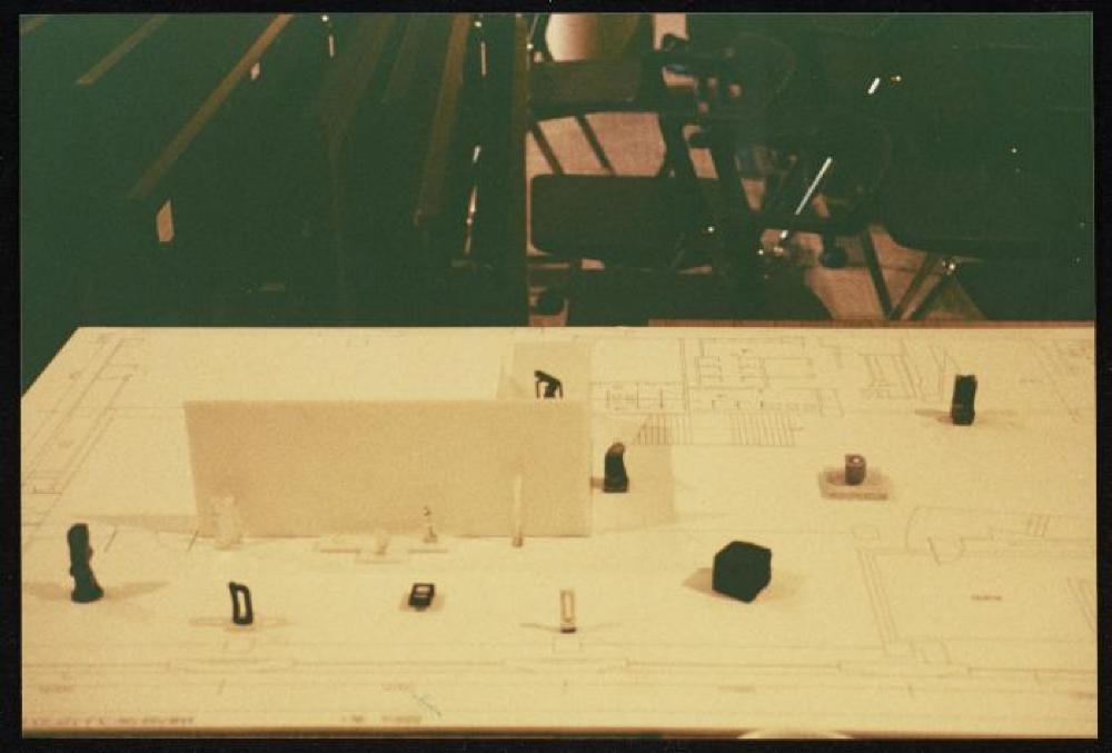 Maquette for "Isamu Noguchi Retrospective 1992," National Museum of Modern Art, Kyoto (travel venue)