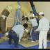 Installation process for Dear Heartfelt Friend, Isamu Noguchi, Marugame Genichiro-Inokuma Museum of Contemporary Art (MIMOCA) 