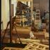 Installation process for Isamu Noguchi Retrospective 1992, National Museum of Modern Art, Kyoto (travel venue)
