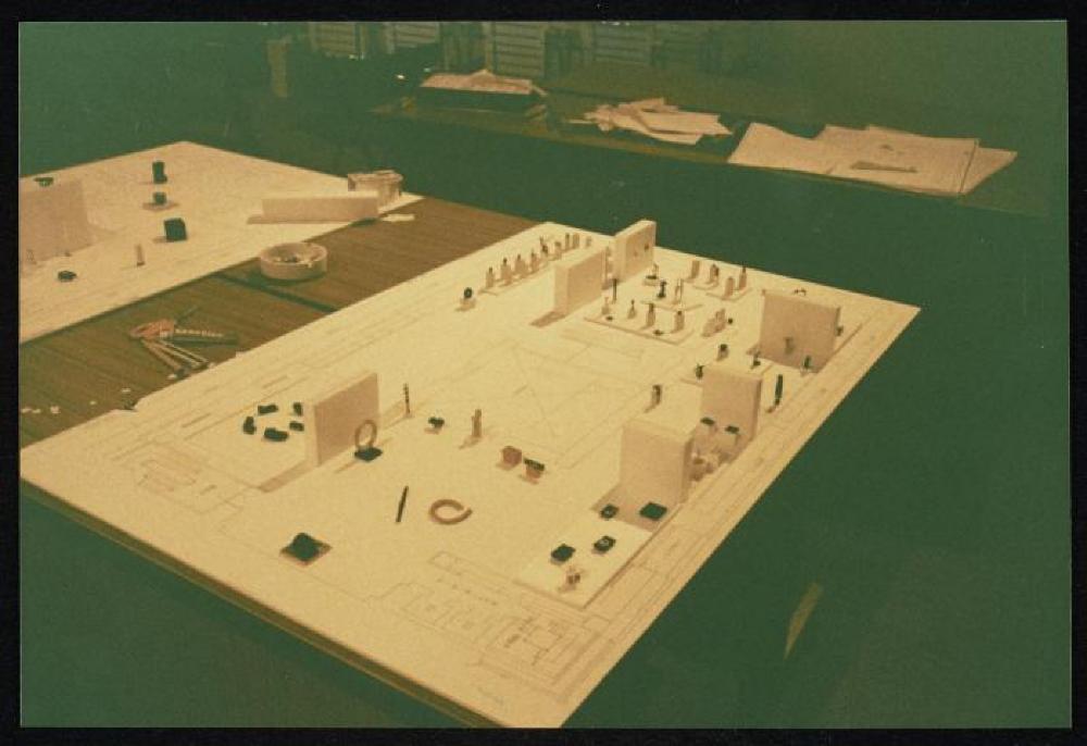 Maquette for "Isamu Noguchi Retrospective 1992," National Museum of Modern Art, Kyoto (travel venue)