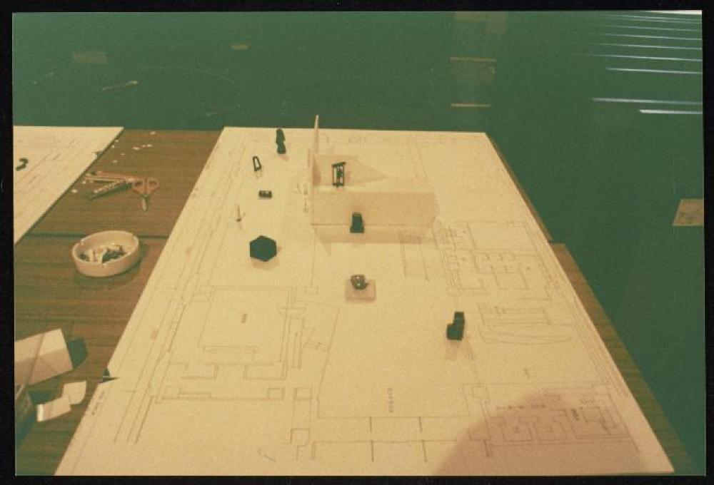 Maquette for "Isamu Noguchi Retrospective 1992," National Museum of Modern Art, Kyoto (travel venue)