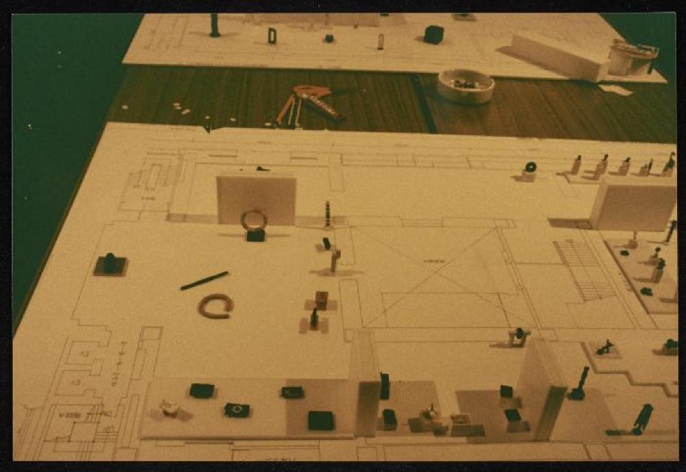 Maquette for "Isamu Noguchi Retrospective 1992," National Museum of Modern Art, Kyoto (travel venue)