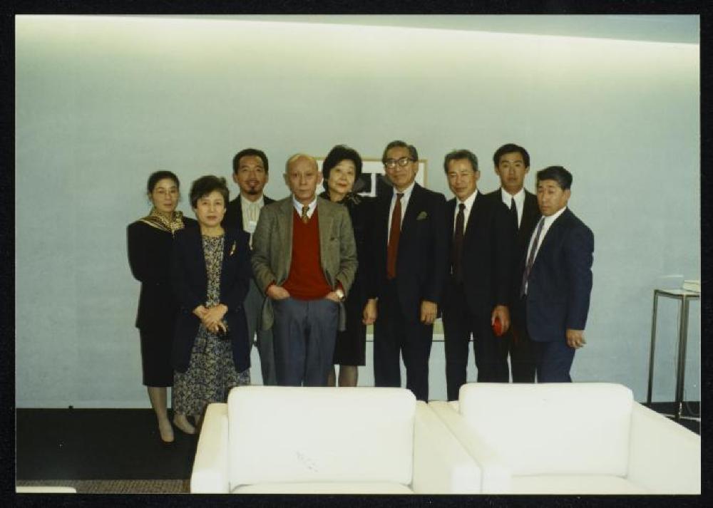 Shoji Sadao, Masatoshi Izumi and others at "Dear Heartfelt Friend, Isamu Noguchi," Marugame Genichiro-Inokuma Museum of Contemporary Art (MIMOCA) 