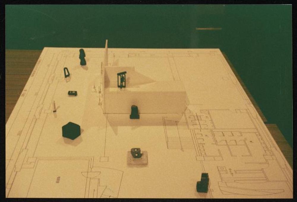 Maquette for "Isamu Noguchi Retrospective 1992," National Museum of Modern Art, Kyoto (travel venue)