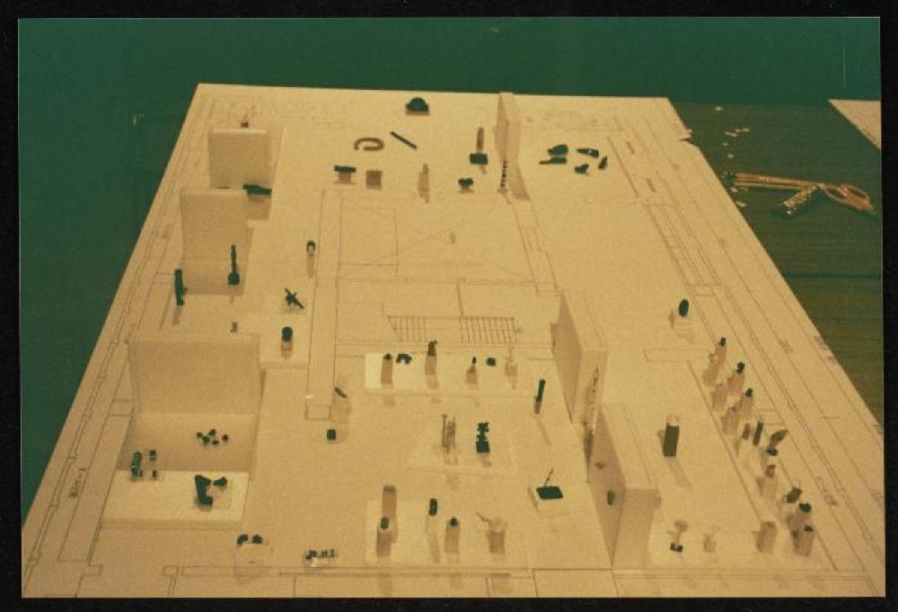 Maquette for "Isamu Noguchi Retrospective 1992," National Museum of Modern Art, Kyoto (travel venue)