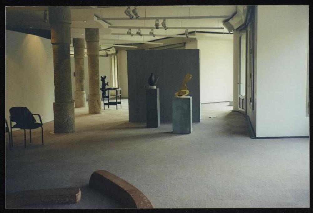 Installation view of "Noguchi," Fundacio Caixa de Catalunya 