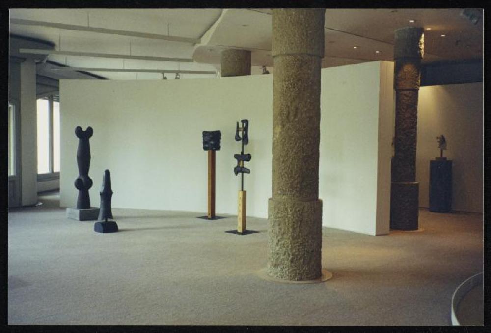 Installation view of "Noguchi," Fundacio Caixa de Catalunya 