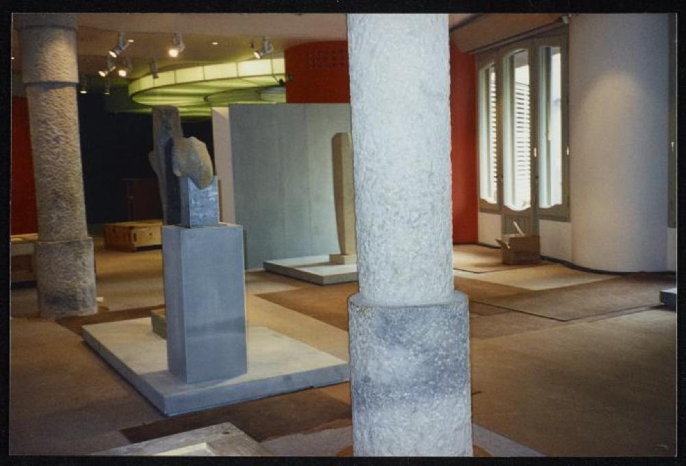 Installation view of "Noguchi," Fundacio Caixa de Catalunya