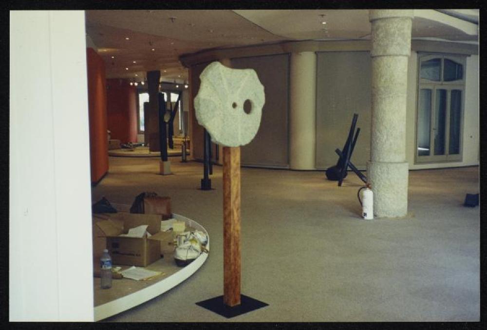 Installation view of "Noguchi," Fundacio Caixa de Catalunya 