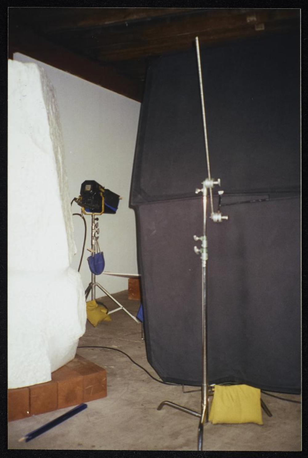 Exhibition image for "Relocated," The Noguchi Museum, April 10, 2001 - October 31, 2001.