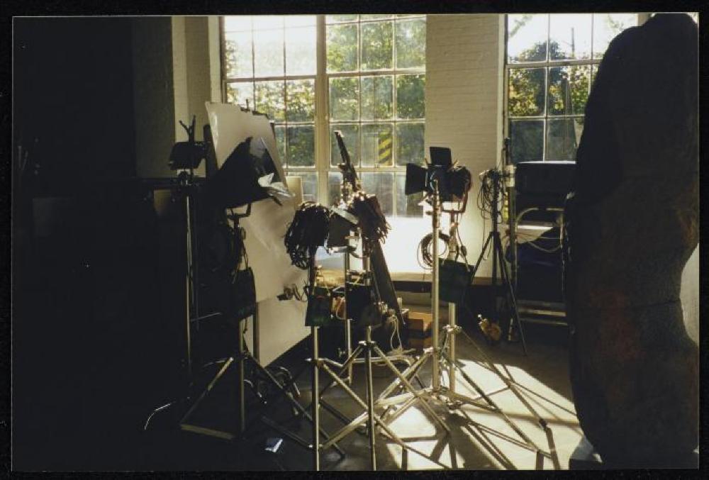 Exhibition image for "Relocated," The Noguchi Museum, April 10, 2001 - October 31, 2001.