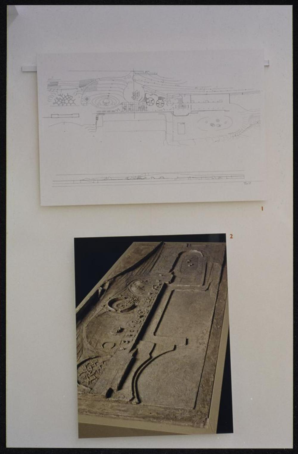 Installation view of "Isamu Noguchi: A Study in Space," Italdesign, Giugiaro Museum