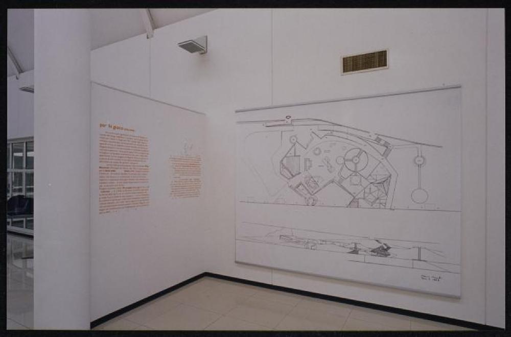 Installation view of "Isamu Noguchi: A Study in Space," Italdesign, Giugiaro Museum