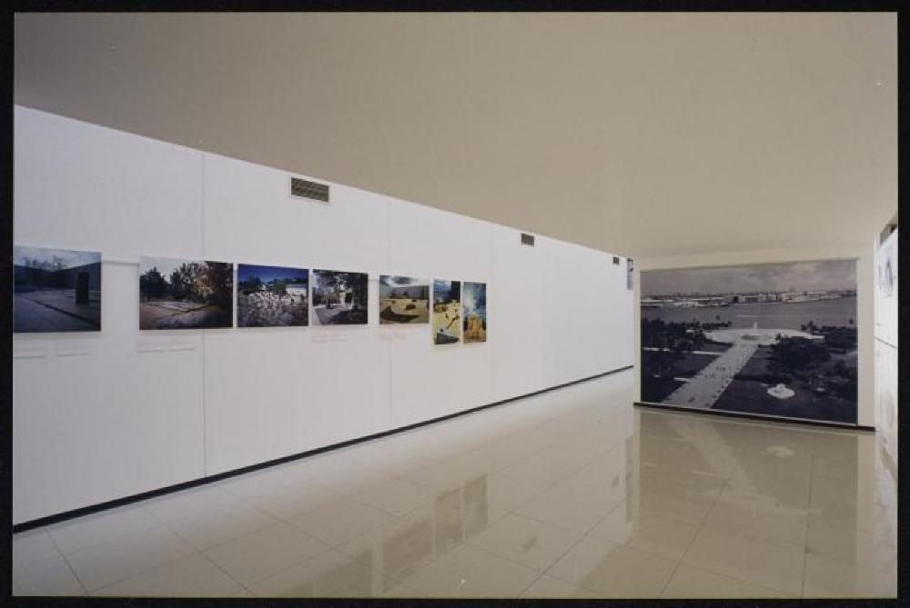 Installation view of "Isamu Noguchi: A Study in Space," Italdesign, Giugiaro Museum