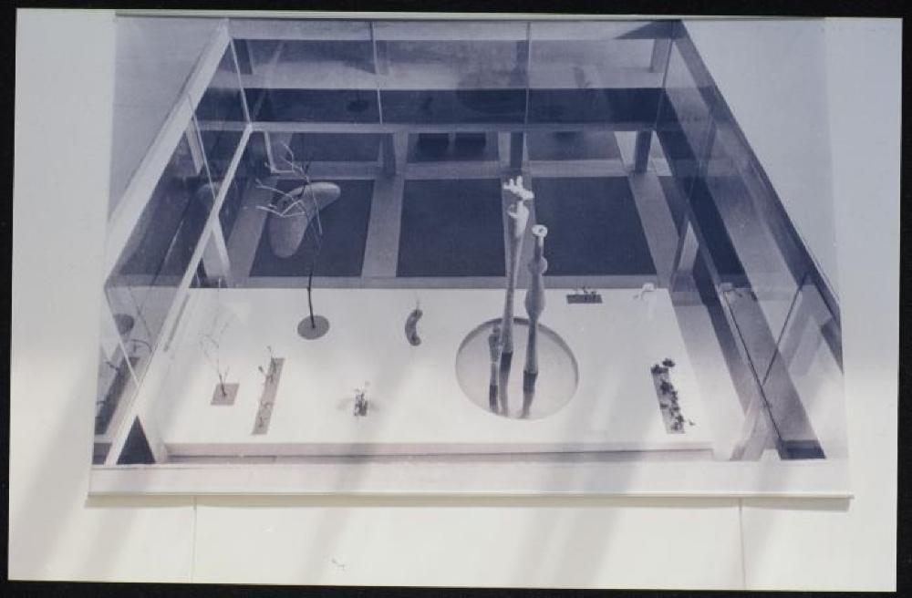 Installation view of "Isamu Noguchi: A Study in Space," Italdesign, Giugiaro Museum